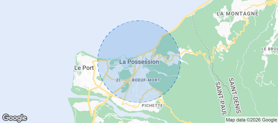 La Possession Airbnb map